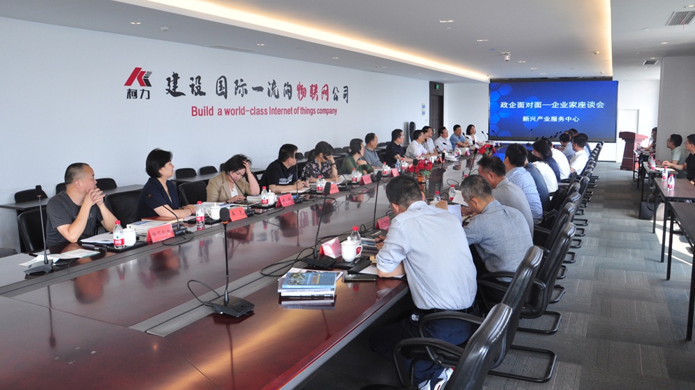 江北区副区长朱恩青一行莅临尊龙凯时举行助企纾困企业座谈会