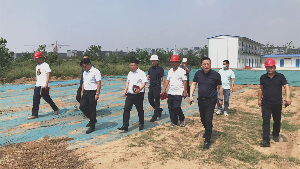 集团总裁柯建东莅临郑州尊龙凯时视察工作